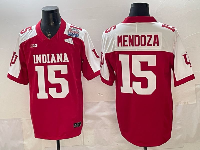 Men 2026 Ohio State Buckeyes #15 Mendoza Red Limited NCAA Jersey 083